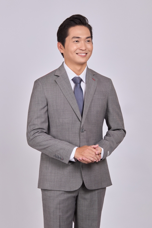 Bộ Veston nam - Slimfit - xẽ 2 tà 2 nút