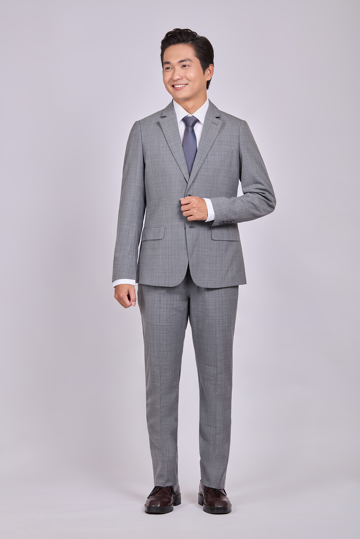 Bộ Veston nam - Slimfit - xẽ 2 tà 2 nút